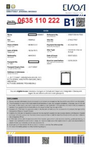 VISA INDONESIE MAROC